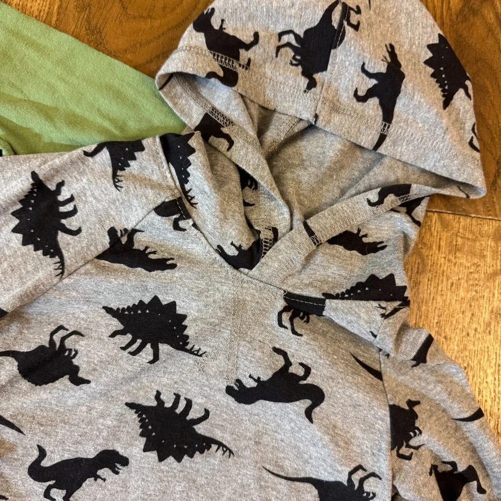 Toddler Baby Boy 2T Sweat Suits Clothes Lot Pants Hoodie Shirts Outfits Dinosaur